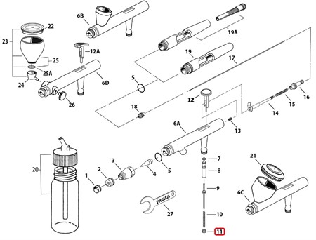 Air Valve Guide Screw